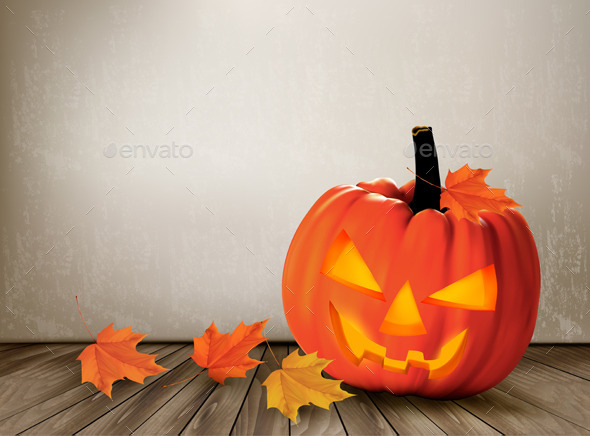 GraphicRiver Halloween Background with a Jack O Lantern 9276835 GraphicRiver Halloween Background with a Jack O Lantern 9276835