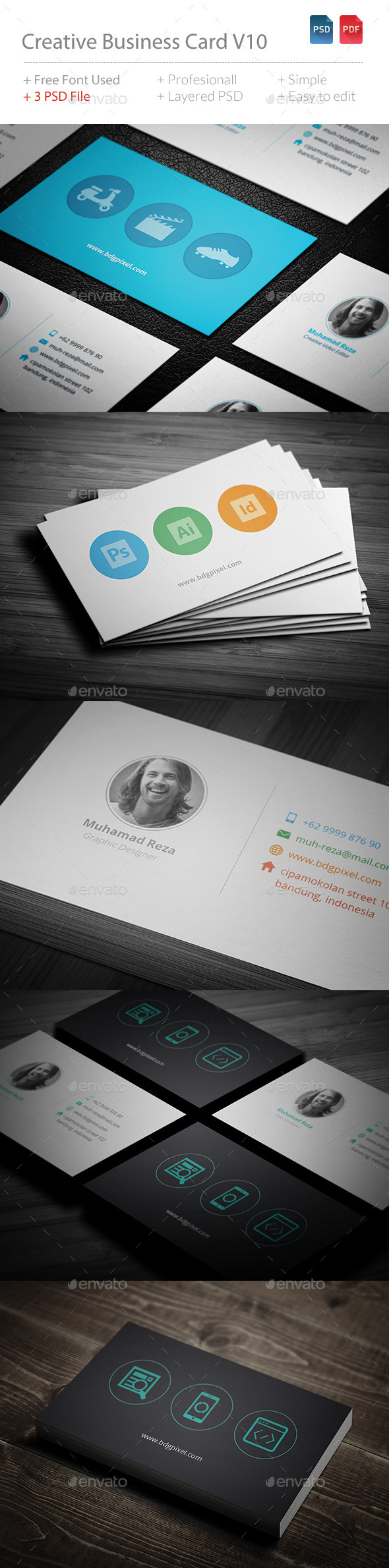 GraphicRiver Creative Business Card V10 9276836 GraphicRiver Creative Business Card V10 9276836