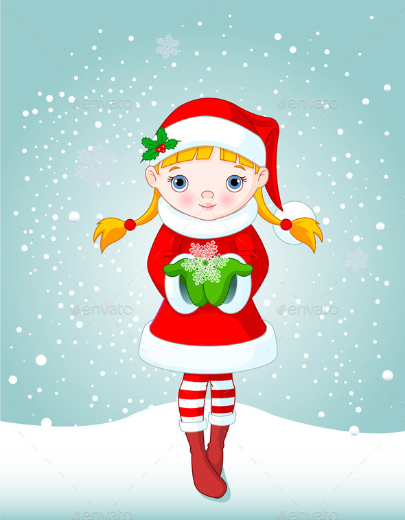 GraphicRiver Snow Maiden 9276947 GraphicRiver Snow Maiden 9276947