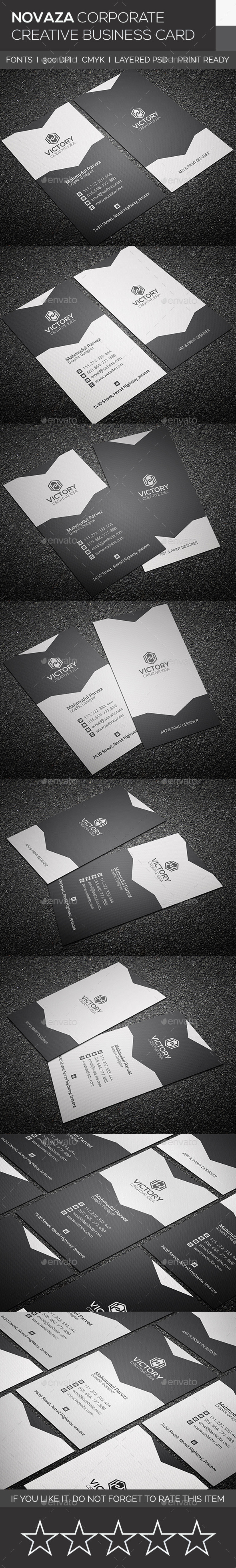 GraphicRiver Novaza Corporate & Creative Business Card 9277015 GraphicRiver Novaza Corporate & Creative Business Card 9277015