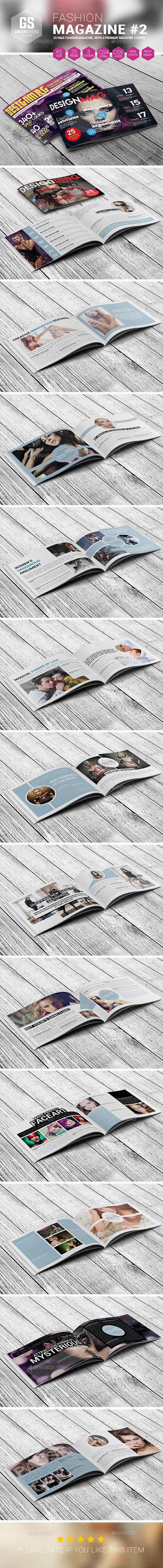 GraphicRiver Landscape Fashion Magazine #2 9277439 GraphicRiver Landscape Fashion Magazine #2 9277439