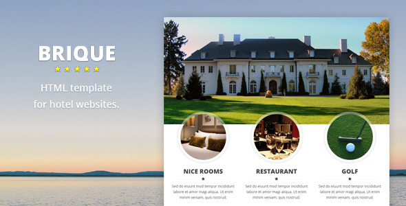 ThemeForest Brique Hotel HTML template 9277462 ThemeForest Brique Hotel HTML template 9277462