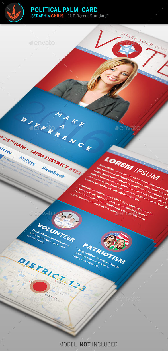 GraphicRiver Vote Political Palm Card Template 9277594 GraphicRiver Vote Political Palm Card Template 9277594