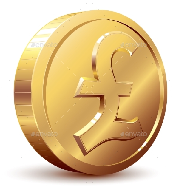 GraphicRiver Pound Coin 9278205 GraphicRiver Pound Coin 9278205