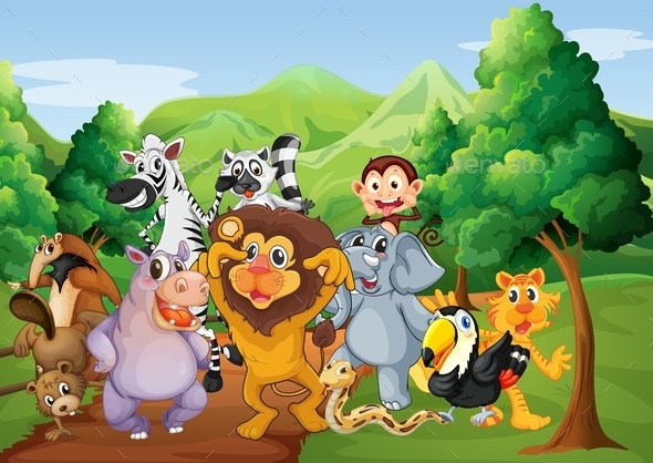 Animated Jungle Animals » Dondrup.com