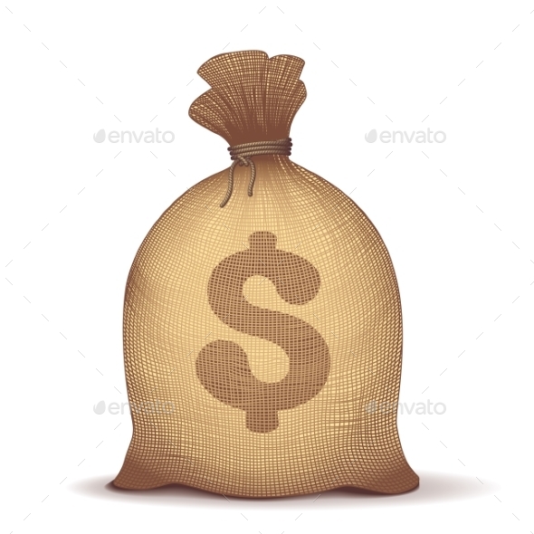 GraphicRiver Money Bag 9278528 GraphicRiver Money Bag 9278528