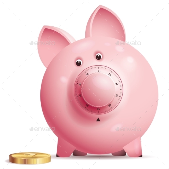 GraphicRiver Piggy Bank 9278834 GraphicRiver Piggy Bank 9278834