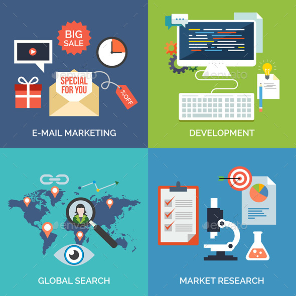 GraphicRiver Set of Flat Design Concept Icons for Business 9279208 GraphicRiver Set of Flat Design Concept Icons for Business 9279208