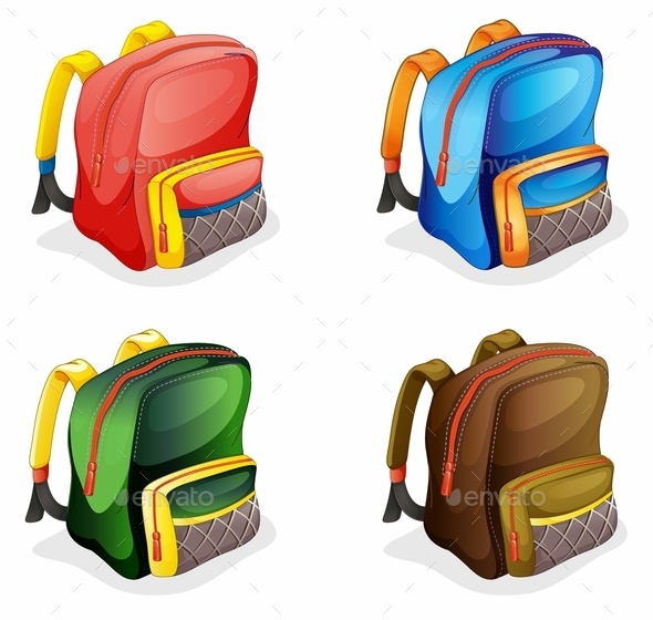 GraphicRiver School Bags 9279220 GraphicRiver School Bags 9279220
