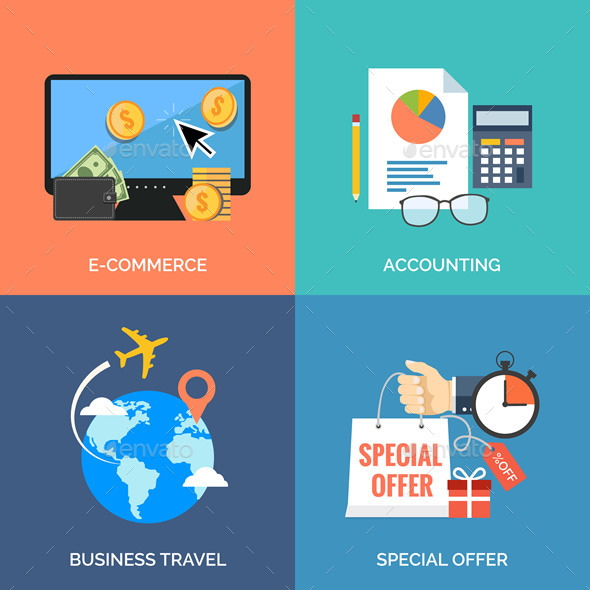 GraphicRiver Set of Flat Design Concept Icons for Business 9279233 GraphicRiver Set of Flat Design Concept Icons for Business 9279233