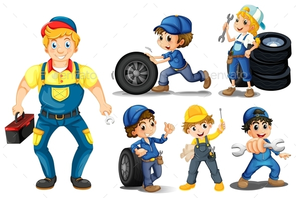 Mechanic Set (People)