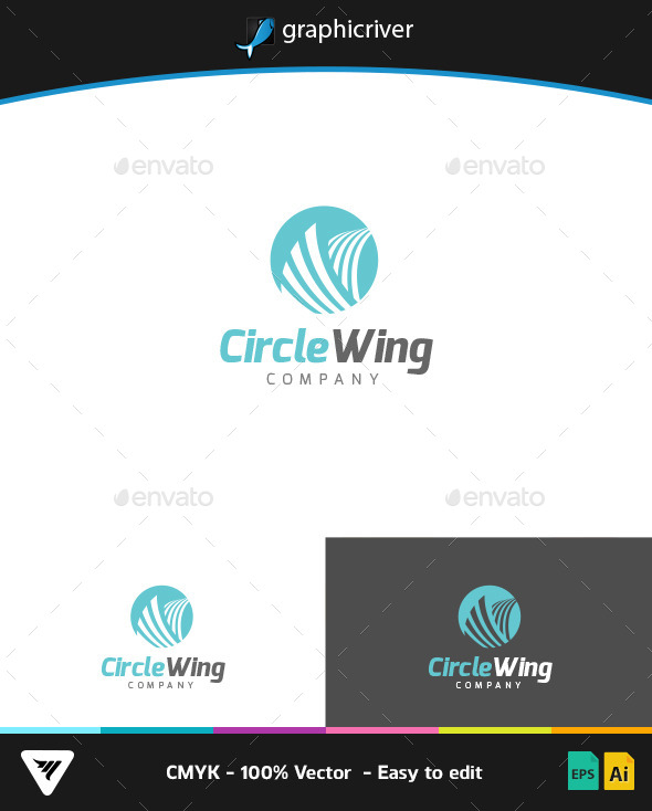 GraphicRiver Circle Wing Logo 9266962 GraphicRiver Circle Wing Logo 9266962