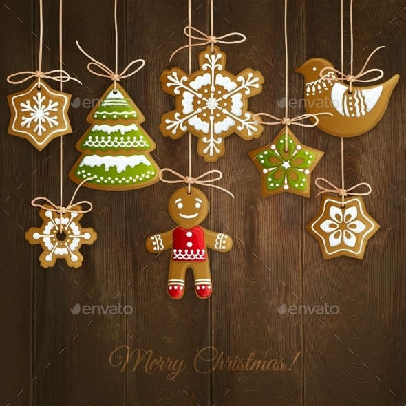 Christmas Cookies Background (Christmas)