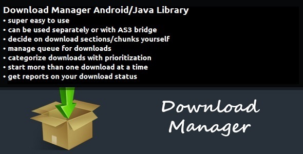 CodeCanyon Download Manager Android Java Library 9137934 CodeCanyon Download Manager Android Java Library 9137934