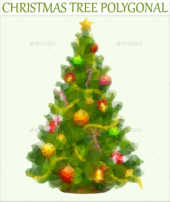 Christmas Tree Polygonal (Christmas)