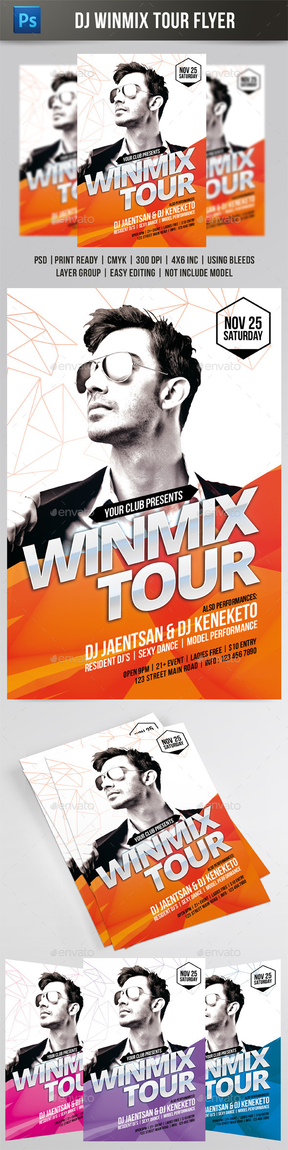 Winmix Tour Flyer (Events)