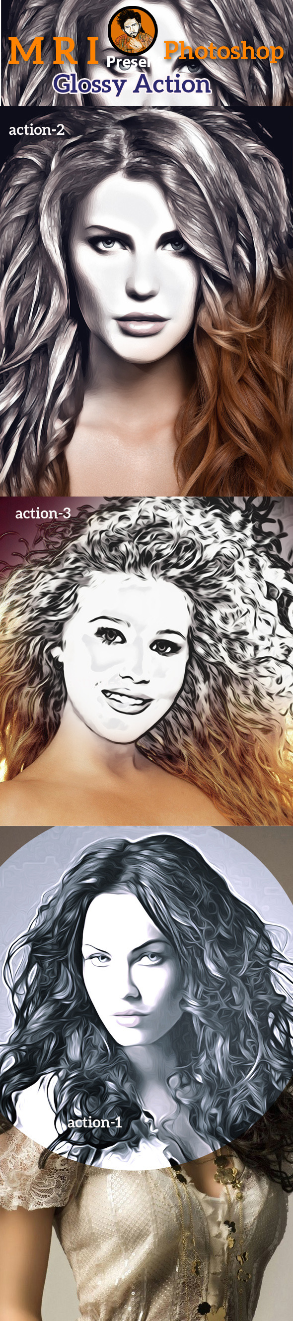 GraphicRiver B&W Photoshop Art Action 9289536 GraphicRiver B&W Photoshop Art Action 9289536