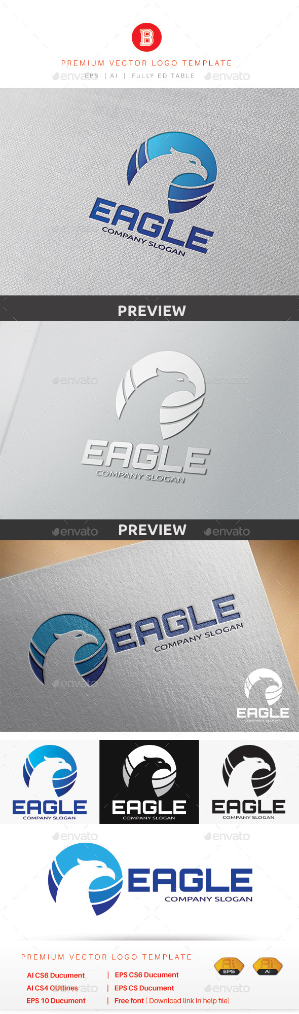 GraphicRiver Eagle Logo 9290527 GraphicRiver Eagle Logo 9290527