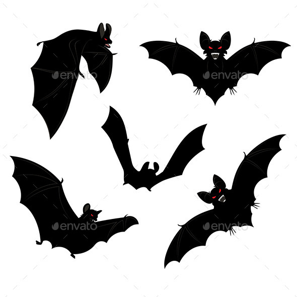 GraphicRiver Halloween Bats 9290801 GraphicRiver Halloween Bats 9290801