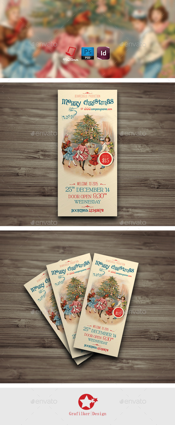 GraphicRiver Christmas Invitation Card Templates 9290923 GraphicRiver Christmas Invitation Card Templates 9290923