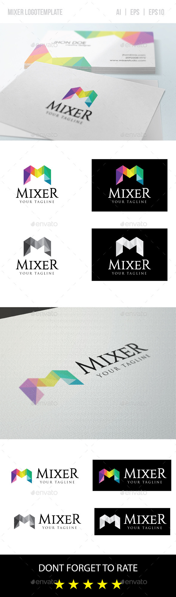 GraphicRiver Mixer Letter M Logo Template 9292017 GraphicRiver Mixer Letter M Logo Template 9292017