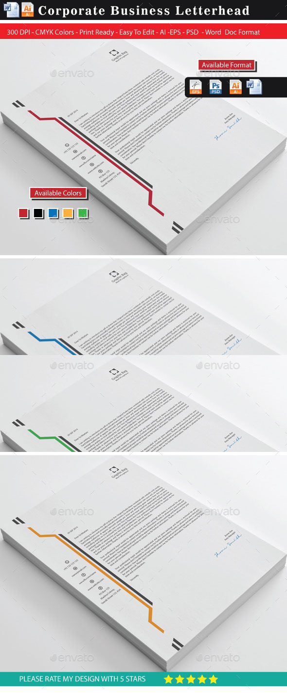 GraphicRiver Graphic Bag Business Letterhead 9293382 GraphicRiver Graphic Bag Business Letterhead 9293382