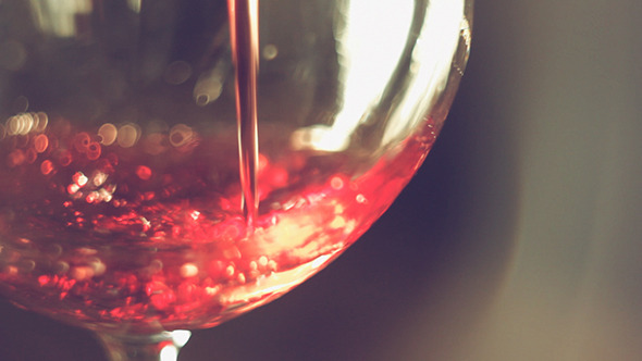 Red Drink is Poured Into a Glass 2 videos Red Drink is Poured Into a Glass 2 videos
