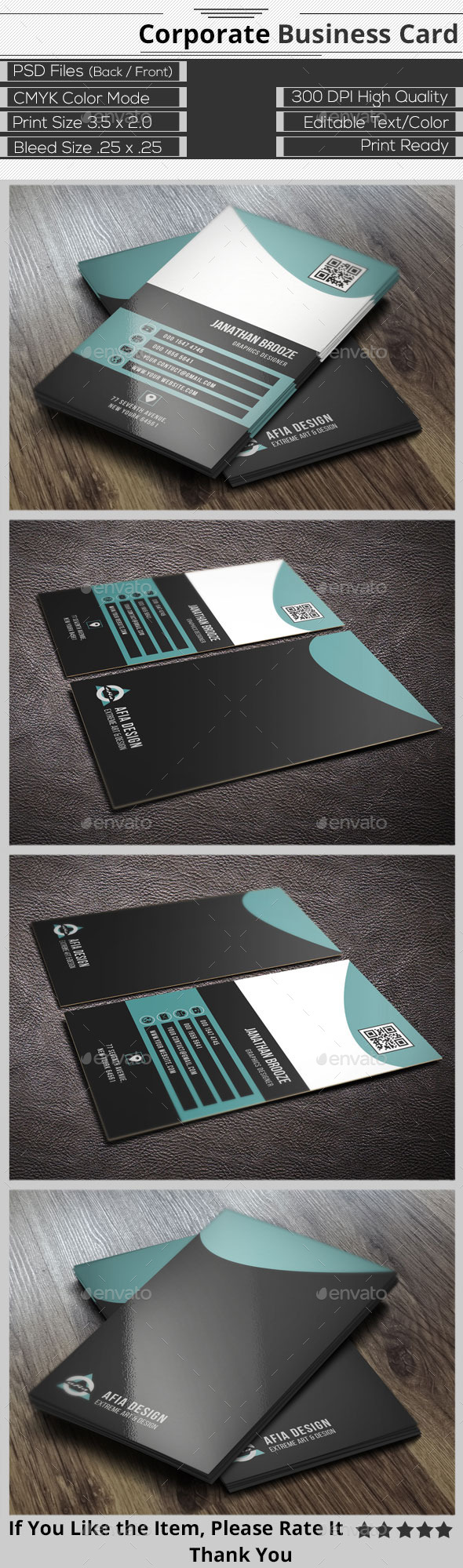 GraphicRiver Clean Creative Corporate Business Card 9294470 GraphicRiver Clean Creative Corporate Business Card 9294470