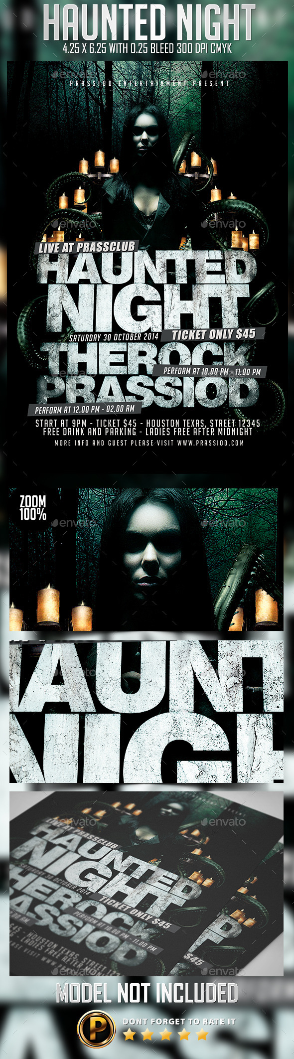 GraphicRiver Haunted Night Flyer Template 9271604 GraphicRiver Haunted Night Flyer Template 9271604