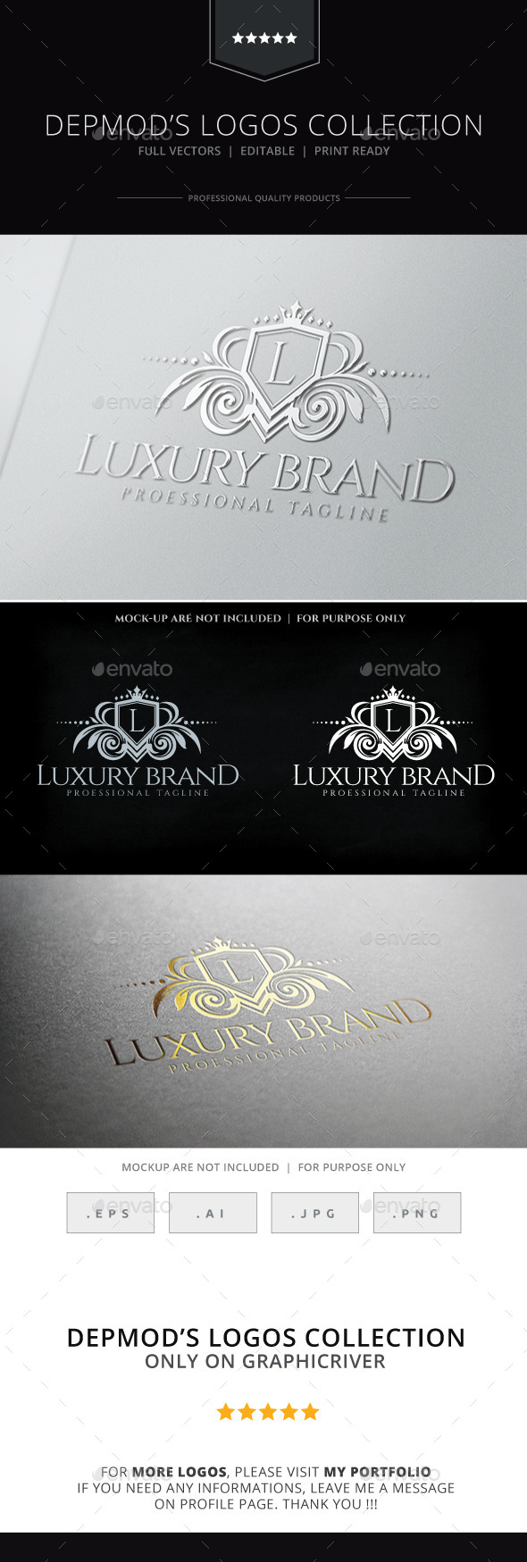 GraphicRiver Luxury Brand Logo 9296226 GraphicRiver Luxury Brand Logo 9296226