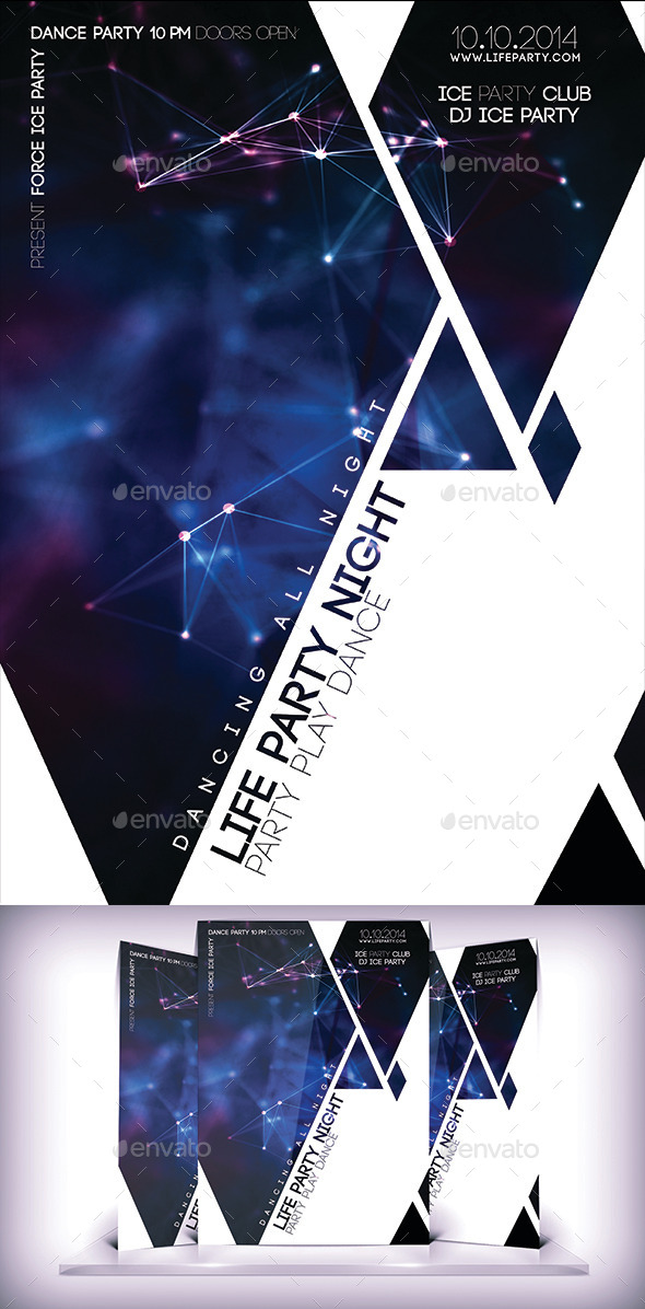 GraphicRiver Life Party Show Flyer 9297541 GraphicRiver Life Party Show Flyer 9297541