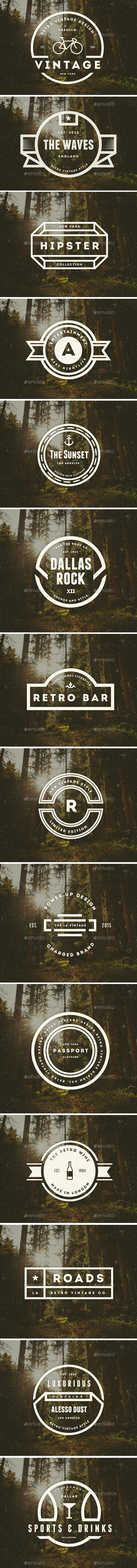 GraphicRiver 14 Vintage Logos Labels & Badges 9298022 GraphicRiver 14 Vintage Logos Labels & Badges 9298022