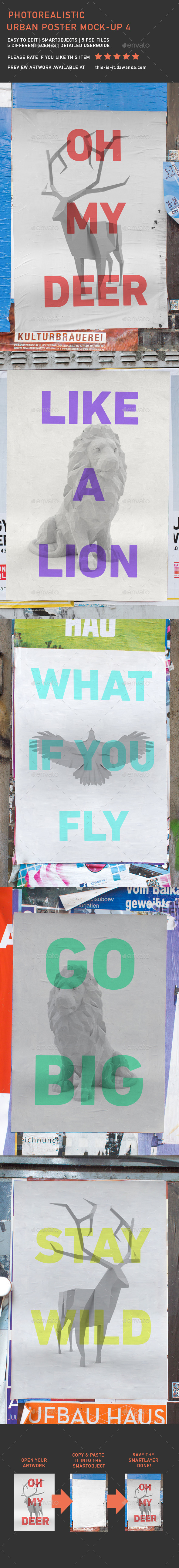 GraphicRiver Urban Poster Mock Up 4 9298285 GraphicRiver Urban Poster Mock Up 4 9298285