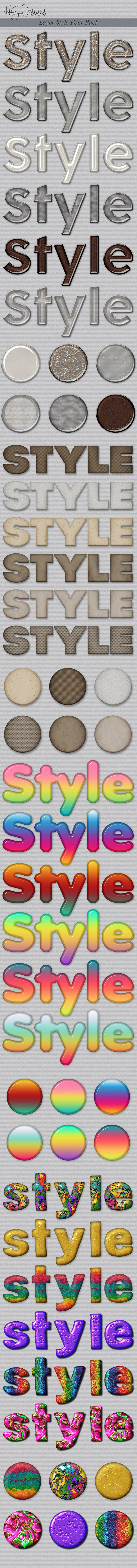 GraphicRiver Photoshop Layer Styles Four Pack 9298823 GraphicRiver Photoshop Layer Styles Four Pack 9298823