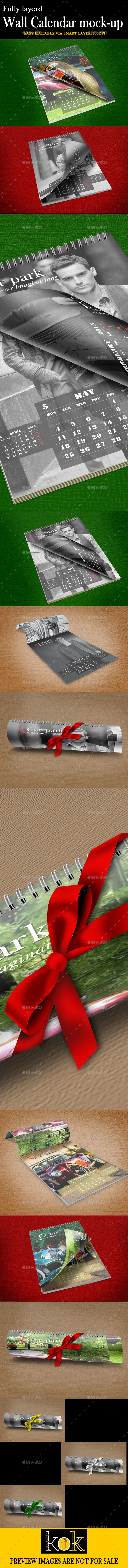 GraphicRiver Wall Calender Mockup 9233146 GraphicRiver Wall Calender Mockup 9233146