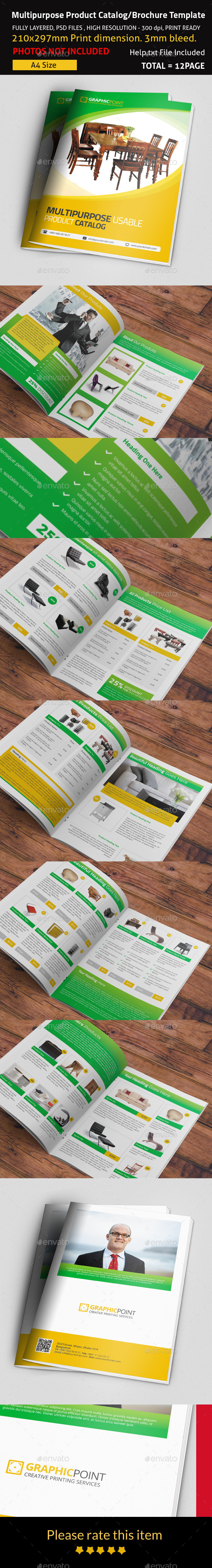 Multipurpose Product Catalog/Brochure Template (Brochures)