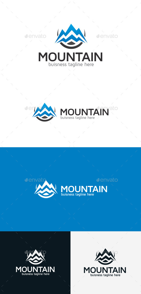 GraphicRiver Mountain Logo 9303409 GraphicRiver Mountain Logo 9303409