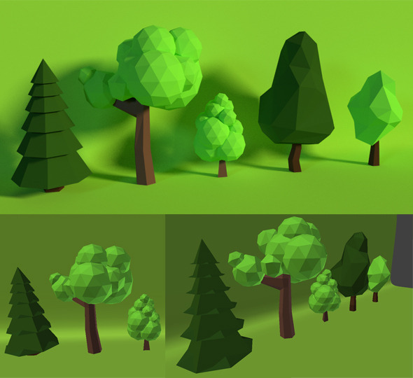 3DOcean LowPoly Trees Pack6 9303528 3DOcean LowPoly Trees Pack6 9303528