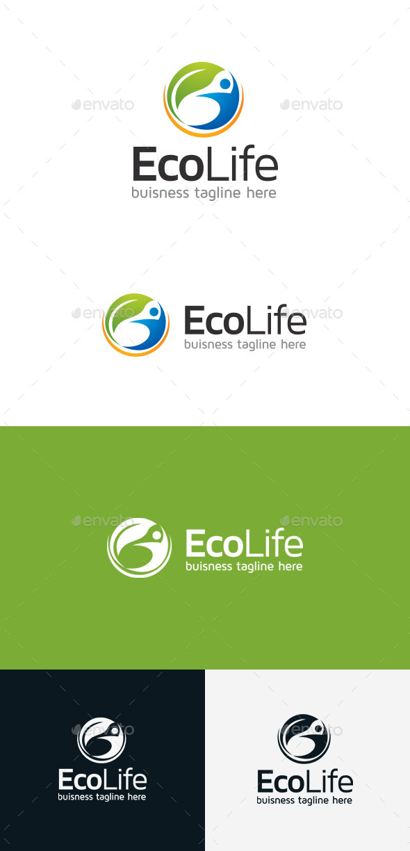 GraphicRiver Eco Life Logo 9303612 GraphicRiver Eco Life Logo 9303612