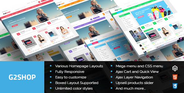 G2shop - Multipurpose Responsive Magento Theme