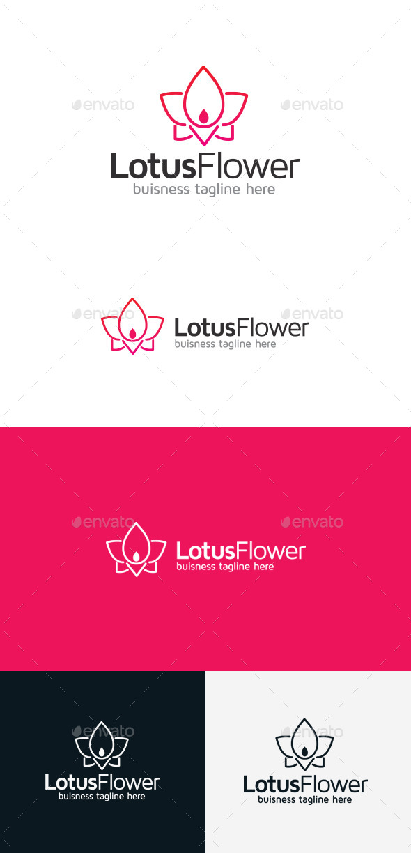 GraphicRiver Lotus Flower 9303776 GraphicRiver Lotus Flower 9303776