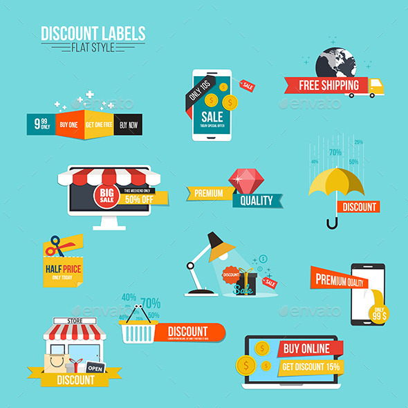 GraphicRiver Collection of Sale Discount Styled Banners 9256692 GraphicRiver Collection of Sale Discount Styled Banners 9256692