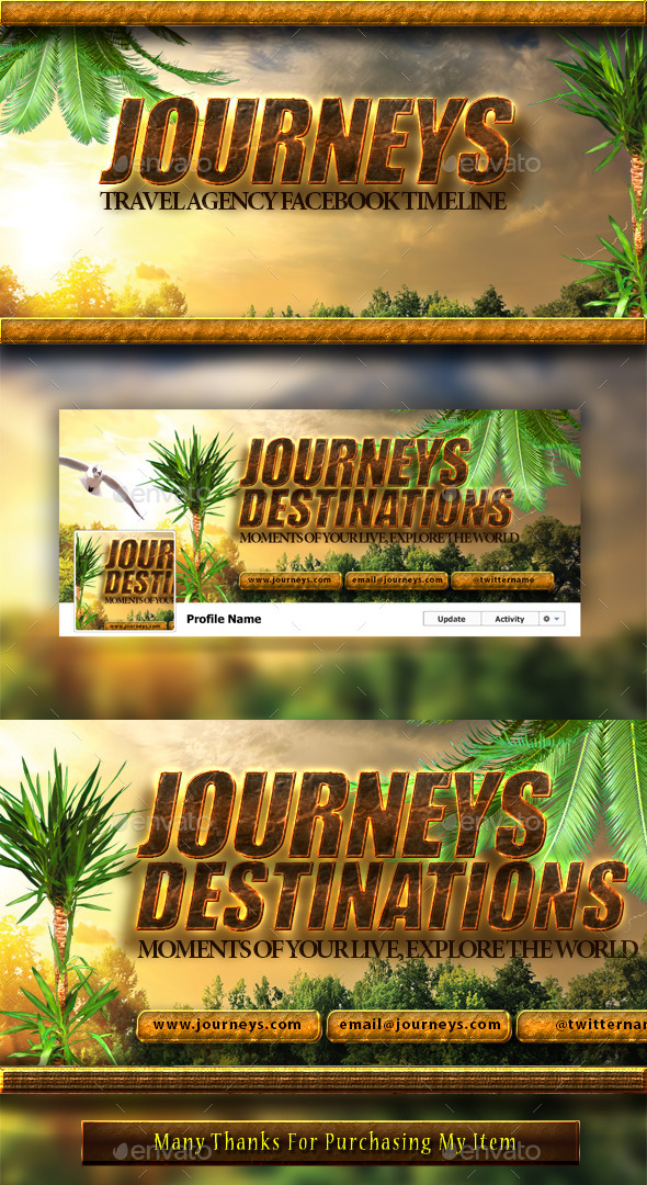 GraphicRiver Travel Agency FB Cover 9304409 GraphicRiver Travel Agency FB Cover 9304409