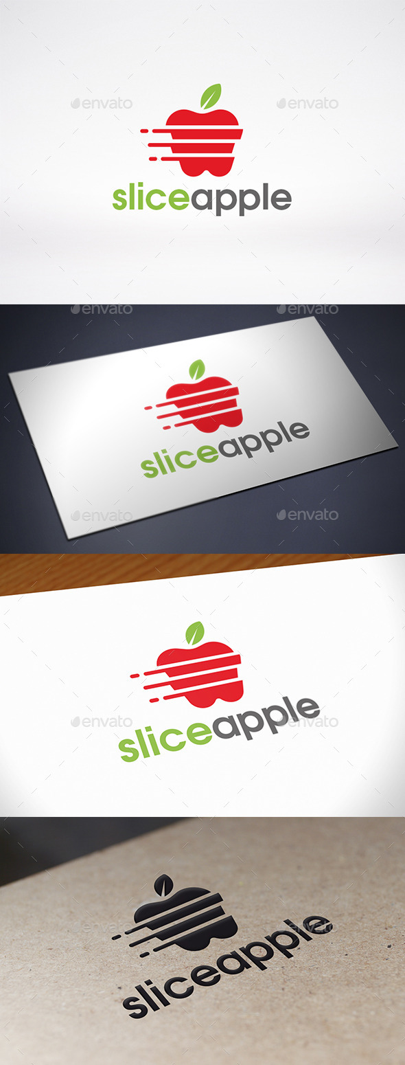GraphicRiver Slice Apple Logo Template 9305001 GraphicRiver Slice Apple Logo Template 9305001