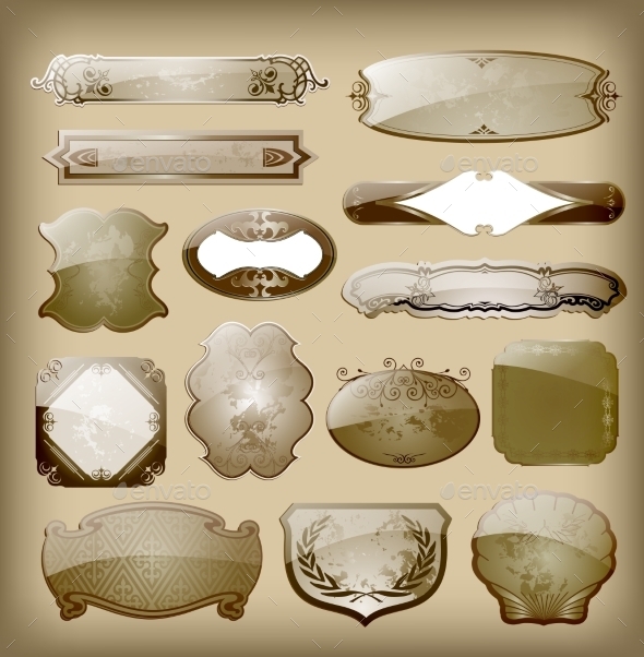 GraphicRiver Vintage Labels 9305976 GraphicRiver Vintage Labels 9305976