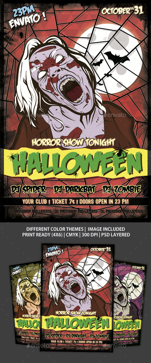 GraphicRiver Flyer Halloween 9262064 GraphicRiver Flyer Halloween 9262064