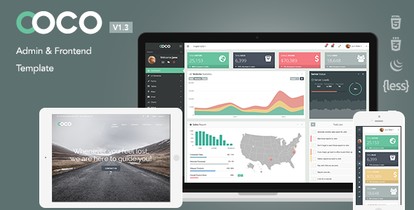 ThemeForest Coco Responsive Bootstrap Admin and Frontend Template 9110062 ThemeForest Coco Responsive Bootstrap Admin and Frontend Template 9110062
