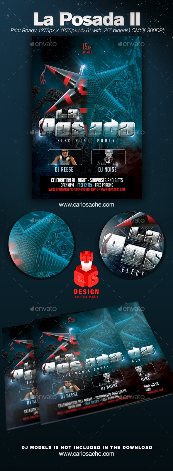 GraphicRiver La Posada II Party Flyer 9307877 GraphicRiver La Posada II Party Flyer 9307877