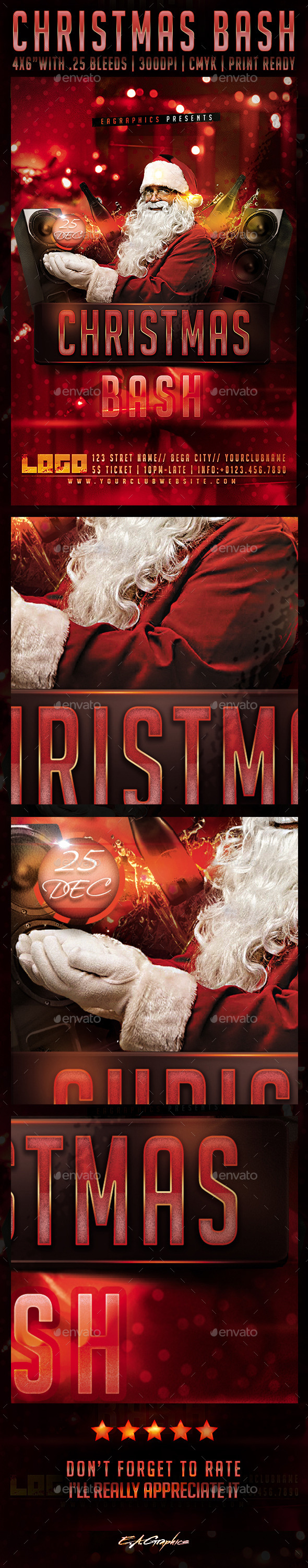 GraphicRiver Christmas Bash Flyer 9307905 GraphicRiver Christmas Bash Flyer 9307905