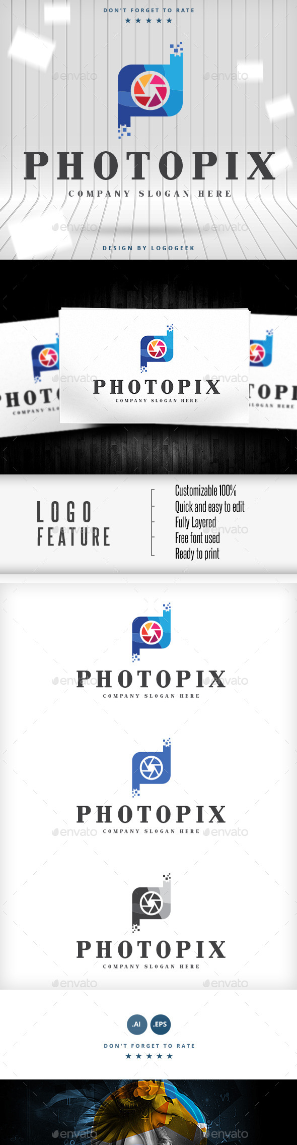 GraphicRiver Photopix Logo 9308859 GraphicRiver Photopix Logo 9308859